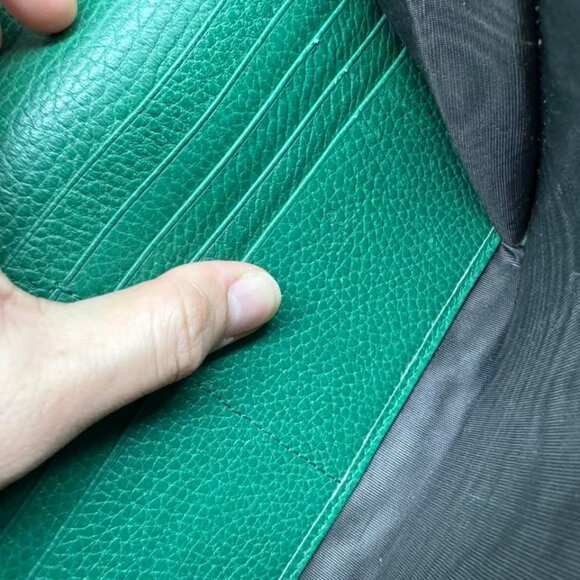 GUCCI Dionysus Green Leather Shoulder Bag 650-032625 - Picture 11 of 16